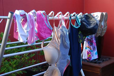 Clothes airer versatile hooks to hang clothes versatile hooks to hang socks, underwear, hats, shoes unlike a washing line