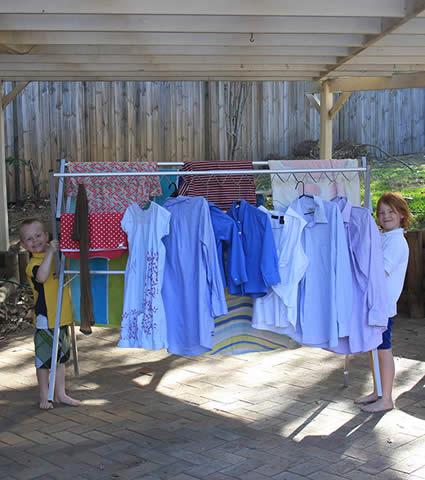 stainless steel portable clothes airer stainless steel, durable, rust resistant, portable